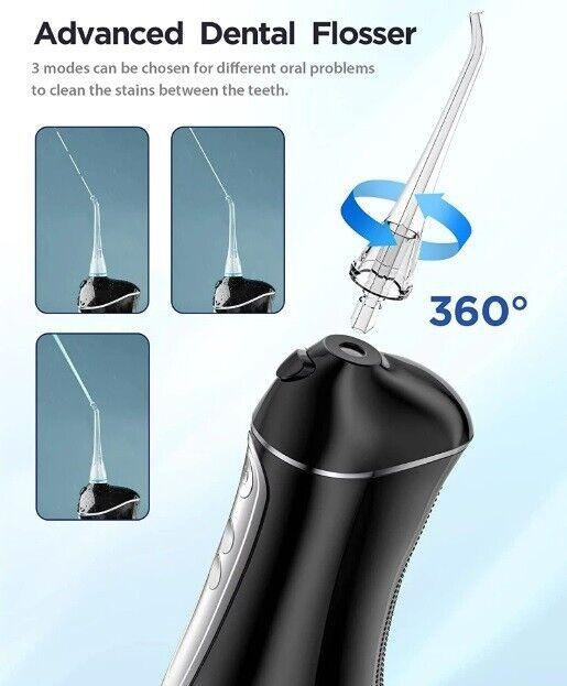 Cordless Water Flosser Dental Oral Irrigator Travel Teeth Cleaner Floss Pick