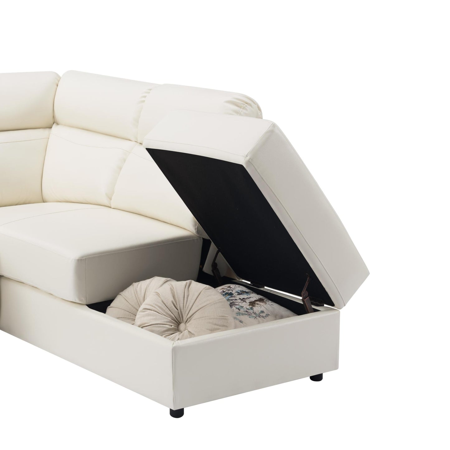 110.2” Manual Reclining Sectional Sofa