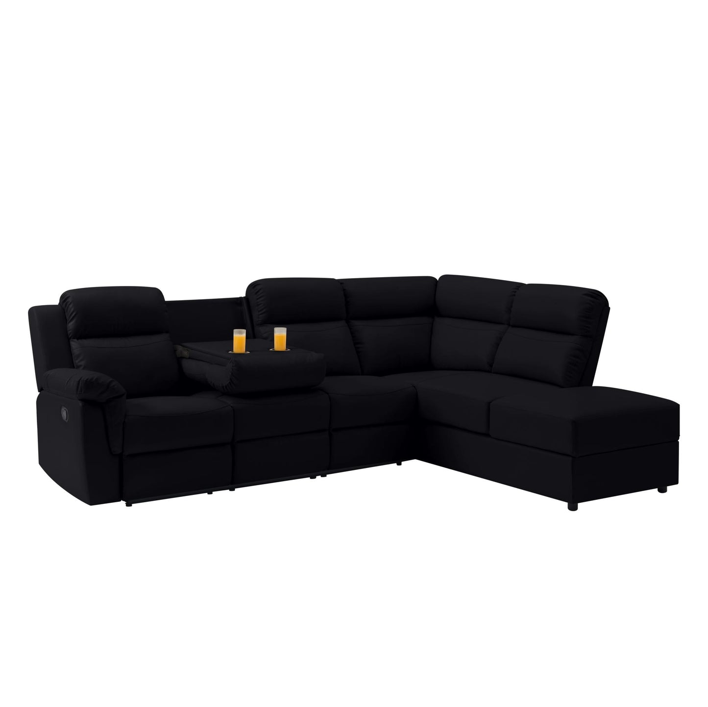 110.2” Manual Reclining Sectional Sofa