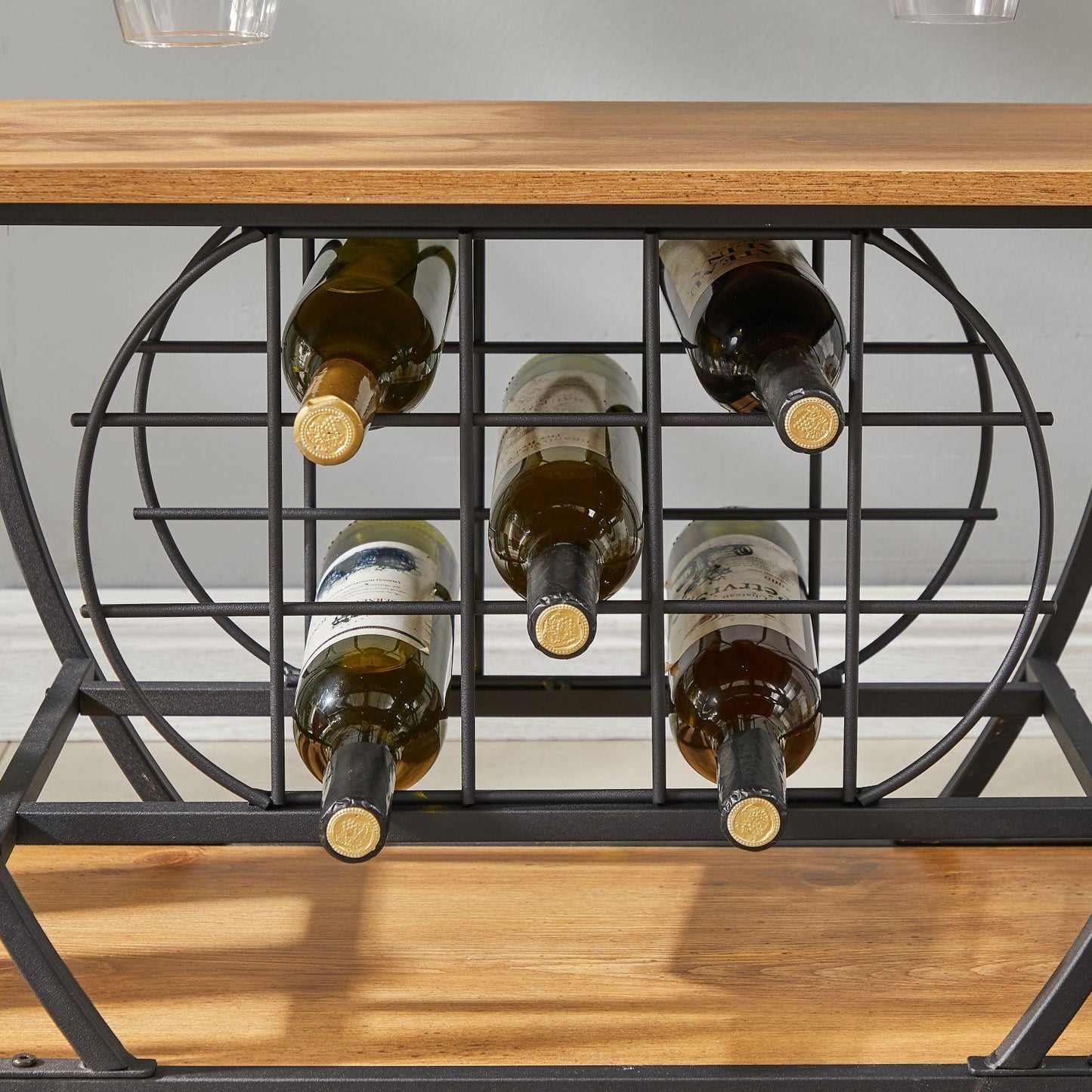 Kitchen Cart 3-Drawer Removable Storage Rack Trolley Cart with Rolling Wheels