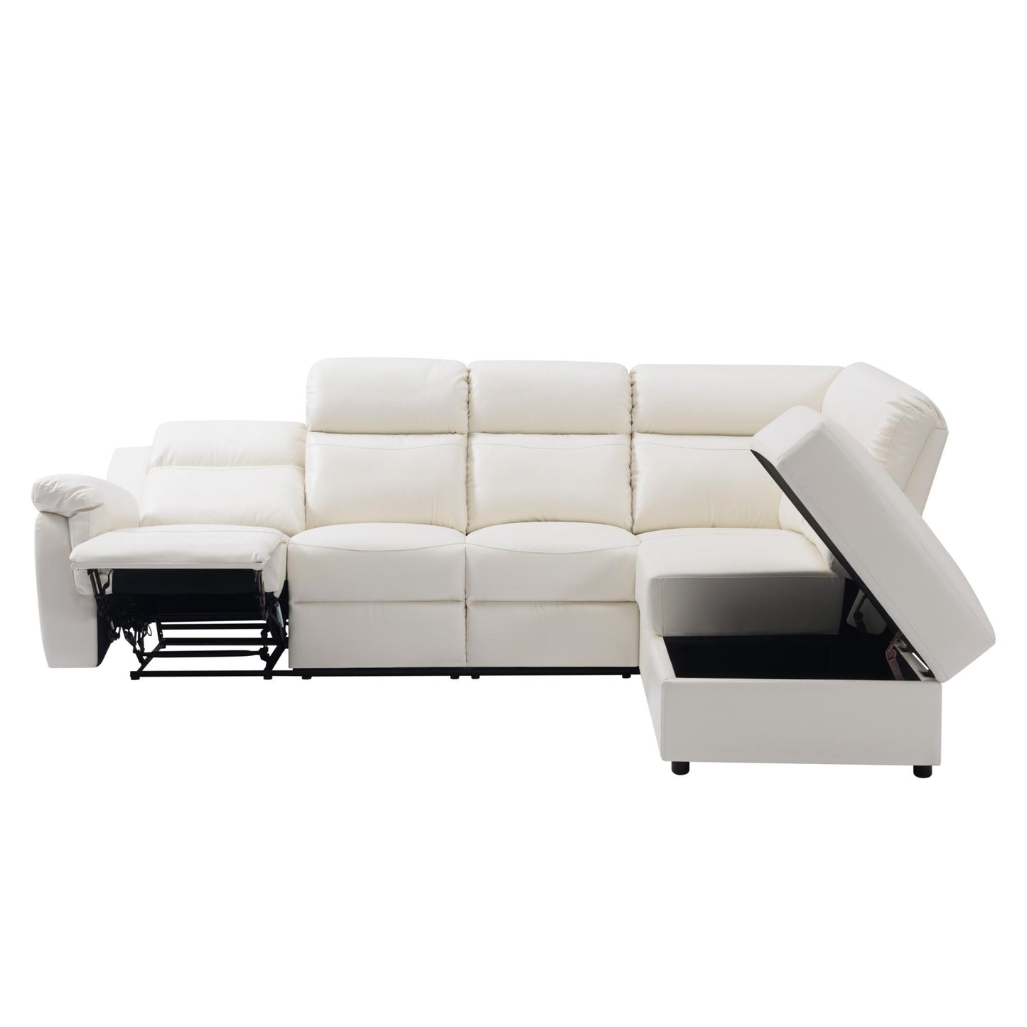 110.2” Manual Reclining Sectional Sofa