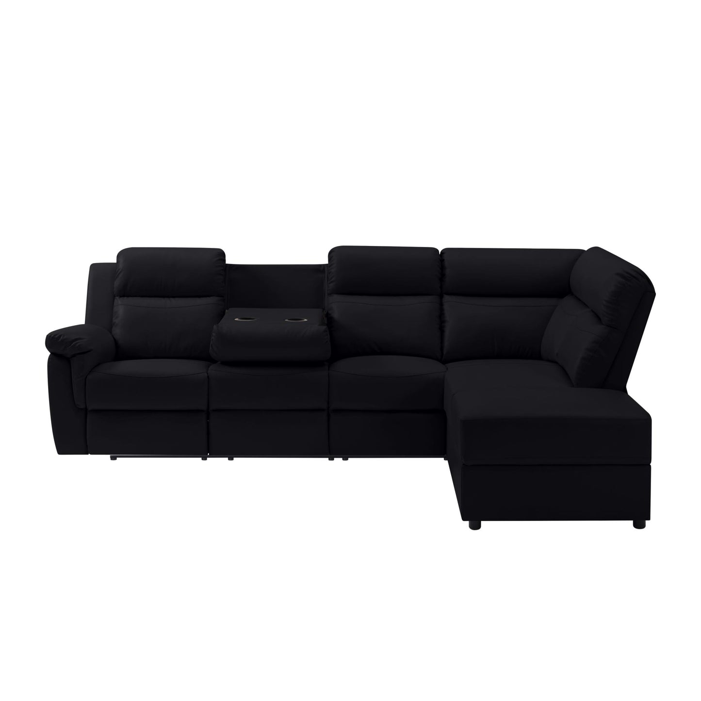 110.2” Manual Reclining Sectional Sofa