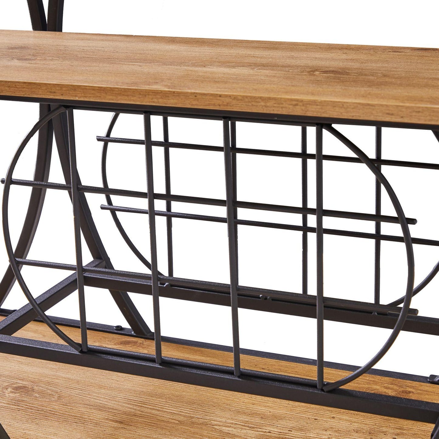 Kitchen Cart 3-Drawer Removable Storage Rack Trolley Cart with Rolling Wheels