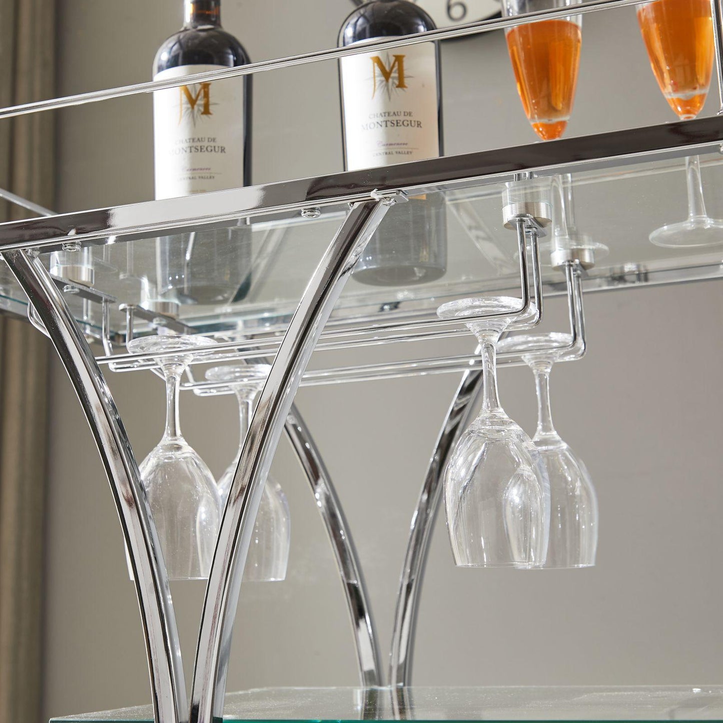 Kitchen & Dining Room Cart 3-Drawer Removable Storage Rack Trolley Cart with Rolling Wheels
