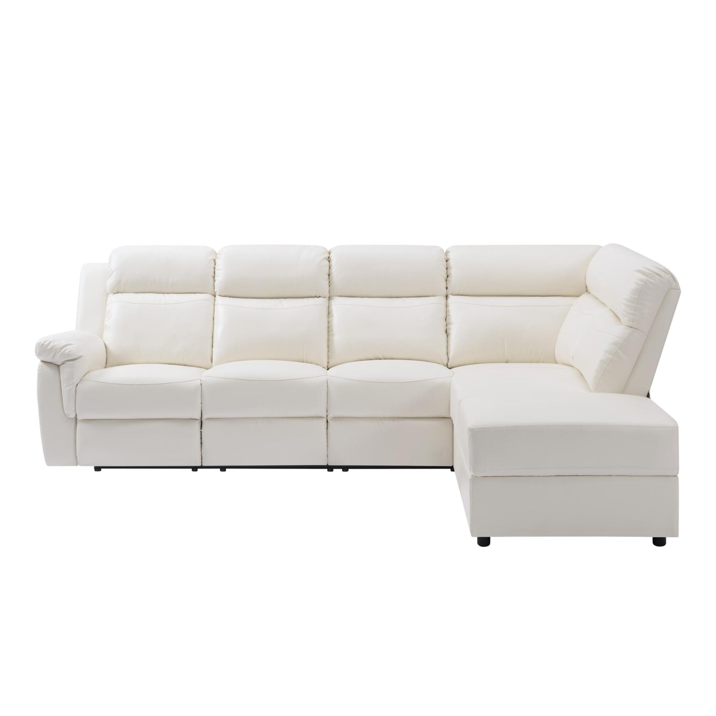 110.2” Manual Reclining Sectional Sofa