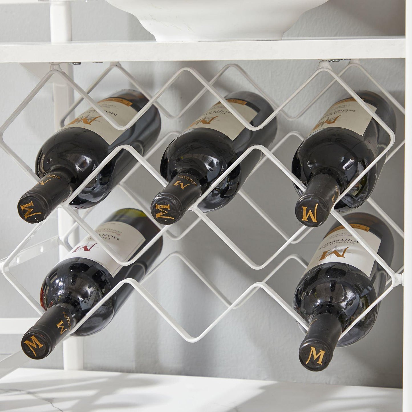 Drinks Trolley Cart with Rolling Wheels Luxury Hotel Serving Cart with Wine and Glass Holders Bar Carts for Home