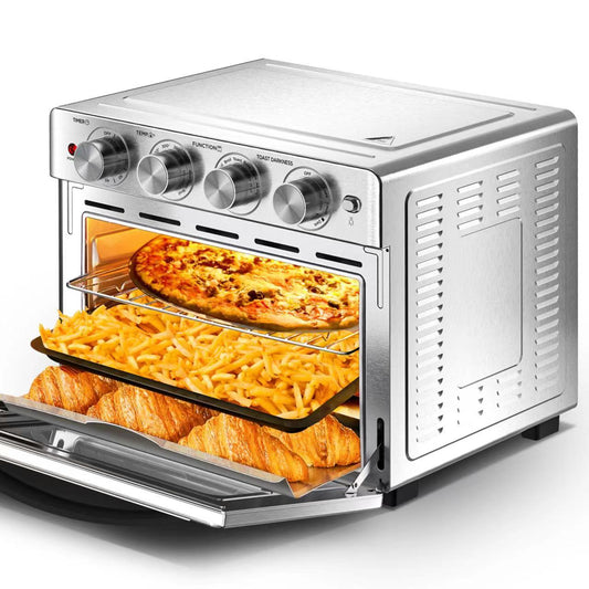 Geek Chef Air Fryer, 6 Slice 26QT/26L Air Fryer Fry Oil-Free, Oven Combo, Air Fryer Oven, Roast, Bake, Broil, Reheat, Convection Countertop Oven