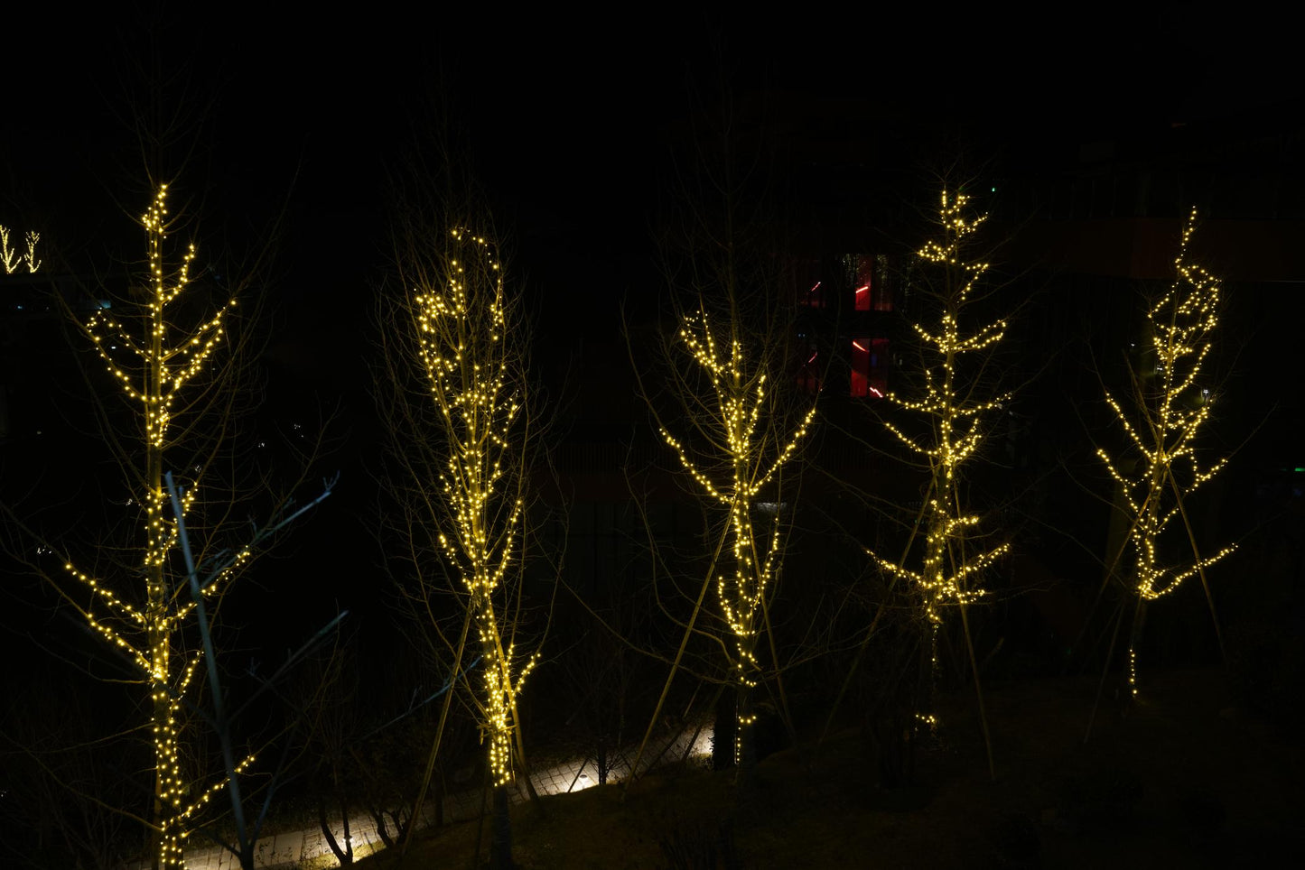 Solar String Lights Outdoor 115FT 350 LED , Waterproof 8 Modes with Dimmer and Timer