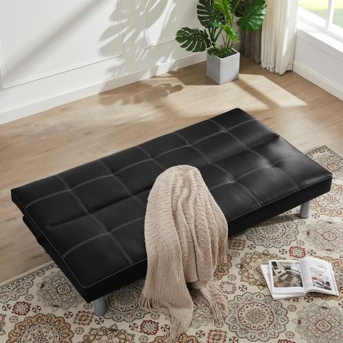Modern Design Solid Color Sofa Bed in Living Room Multi-function Leisure Sleeper Couch