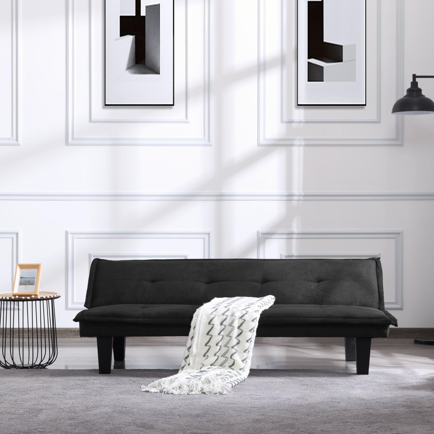 63.8” Futon Sofa bed