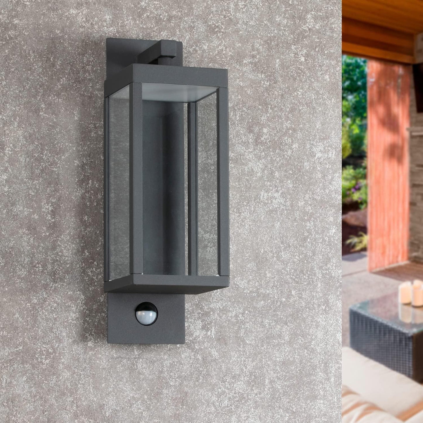 Sensor Outdoor Wall Sconce LED Exterior IP54 ,13W 750Lm 3000K