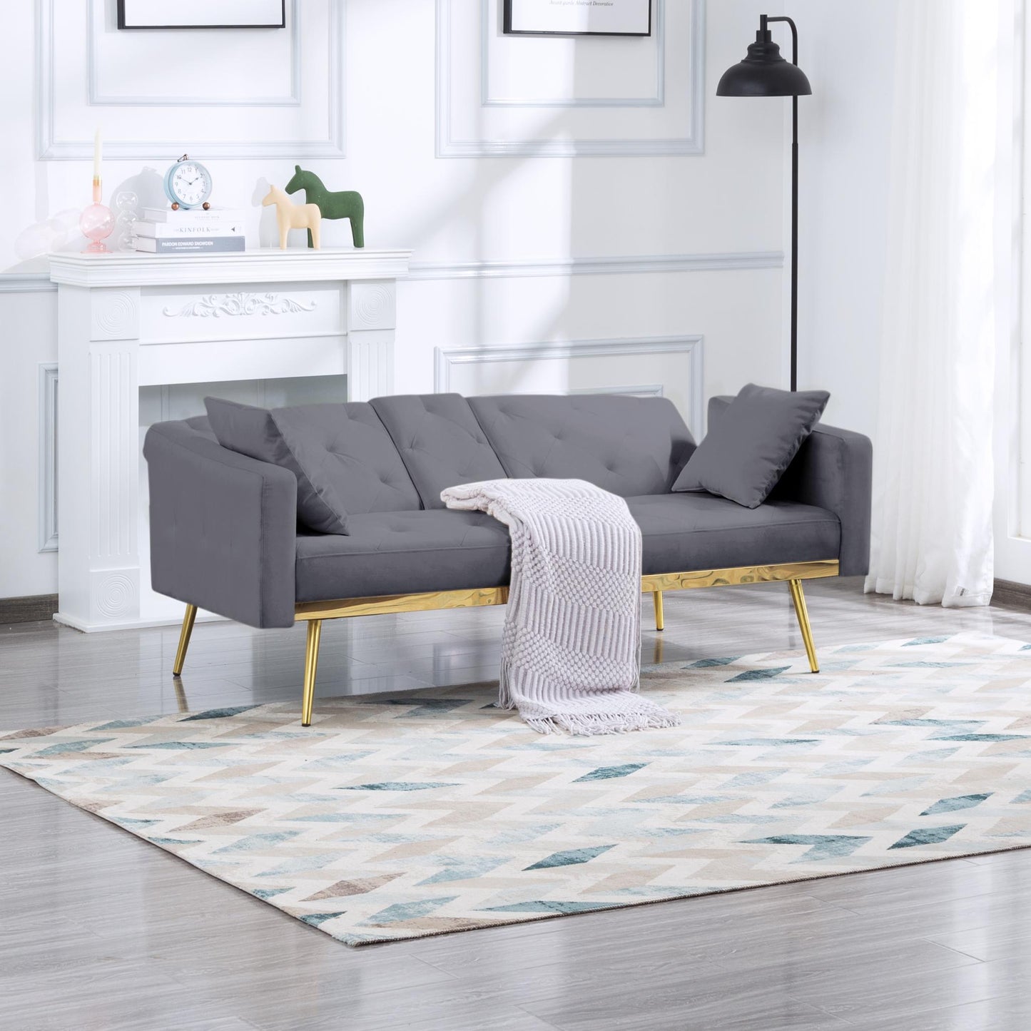 67.7” Futon Sofa bed