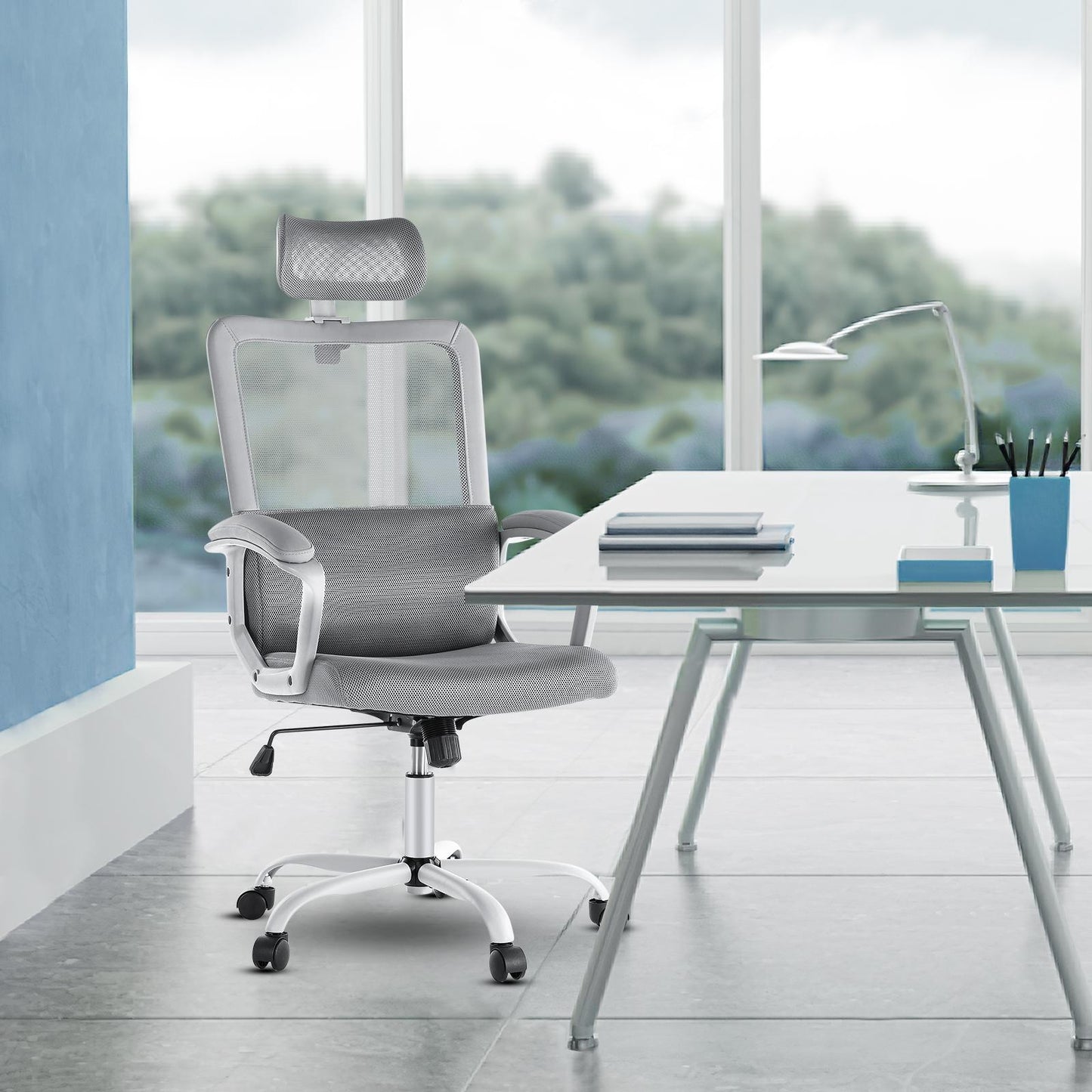 Office Chair, Ergonomic Mesh Home Office Computer Chair