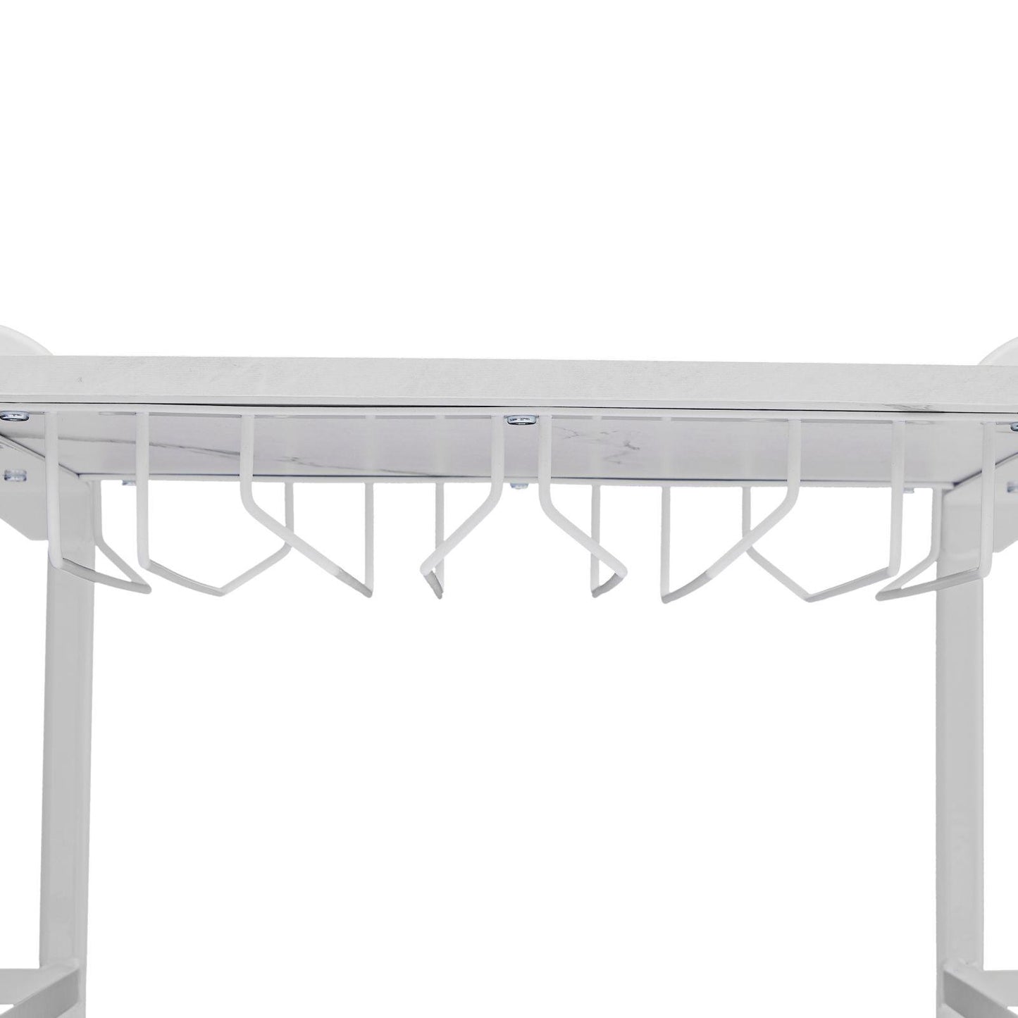 Drinks Trolley Cart with Rolling Wheels Luxury Hotel Serving Cart with Wine and Glass Holders Bar Carts for Home